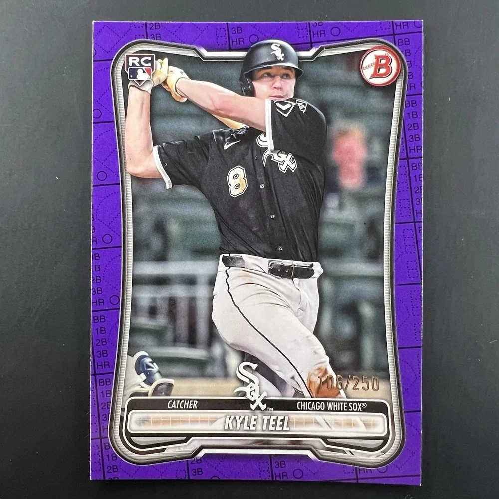 2026 Bowman Kyle Teel RC Purple Scorecard Parallel /250 Rookie Card Chicago